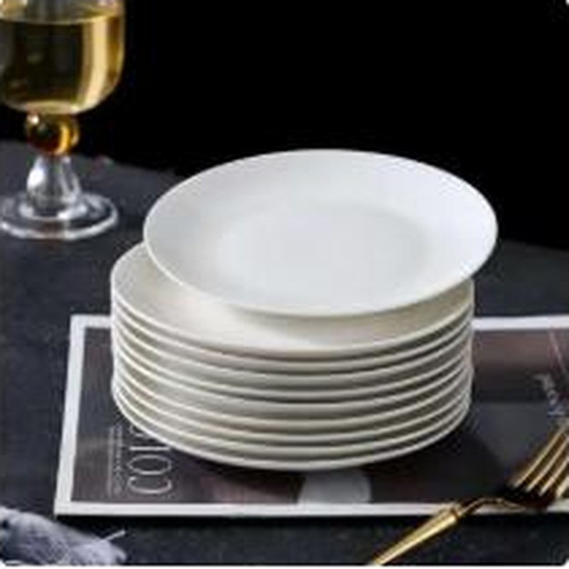Platos blancos de cerámica de 6 pulgadas - producto de cerámica al mayoreo